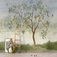 Thumbnail for Papier Peint Japonais Oiseaux | Le Petit Intissé