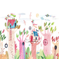 Thumbnail for Papier Peint Fille Classique <br/> Cabane dans les Arbres