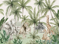 Thumbnail for Papier Peint Panoramique Enfant Jungle | Le Petit Intissé