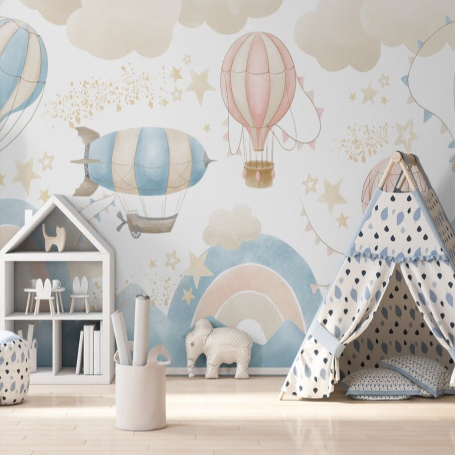 Déco Bébé Tendance Rose et Bleu Pastel | Le Petit Intissé