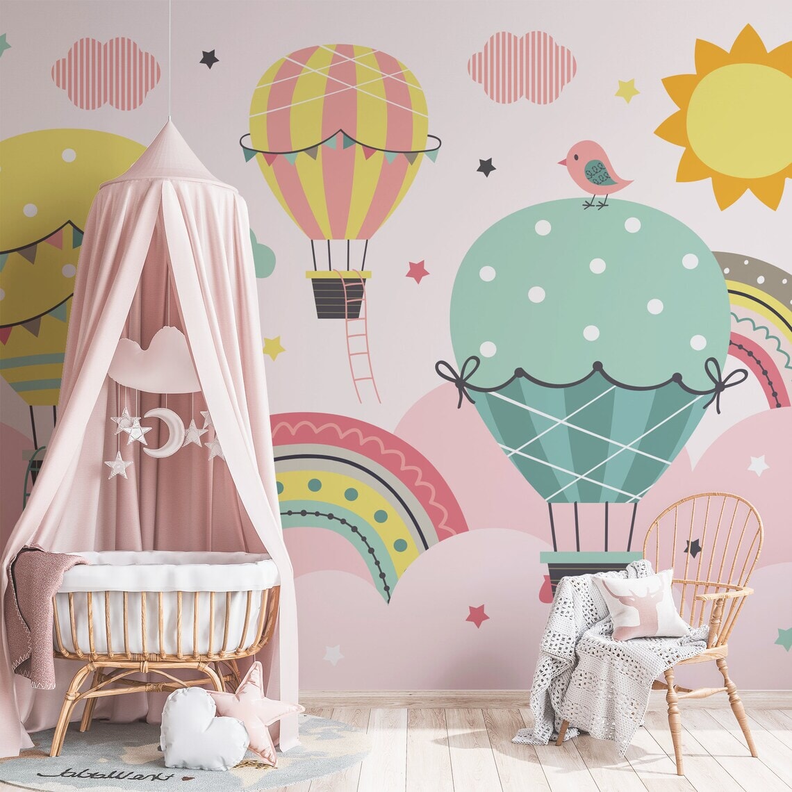 Décoration Nuage Etoile Chambre Bébé | Le Petit Intissé