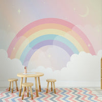 Thumbnail for Décoration Chambre Fille Arc-en-ciel | Le Petit Intissé