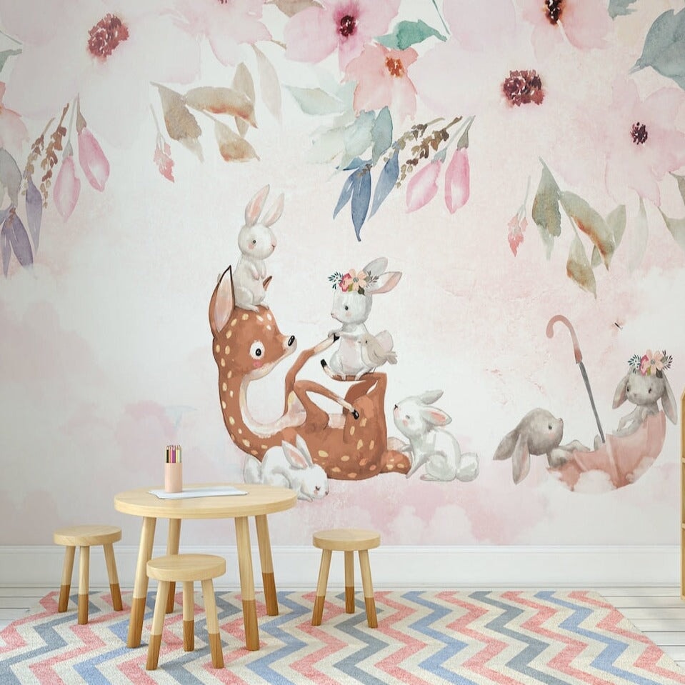 Chambre Bébé Fille Faon | Le Petit Intissé