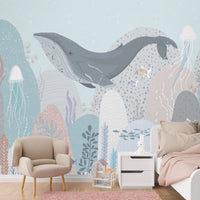 Thumbnail for Papier Peint avec Baleine | Le Petit Intissé