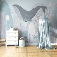 Thumbnail for Papier Peint avec Baleine | Le Petit Intissé