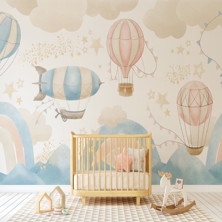 Déco Bébé Tendance Rose et Bleu Pastel | Le Petit Intissé