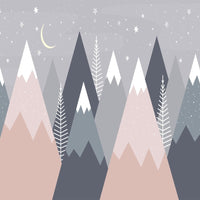 Thumbnail for Papier Peint Chambre Rose et Gris | Le Petit Intissé