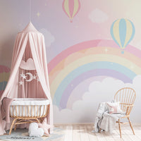 Thumbnail for Papier Peint Arc-en-ciel Pastel | Le Petit Intissé