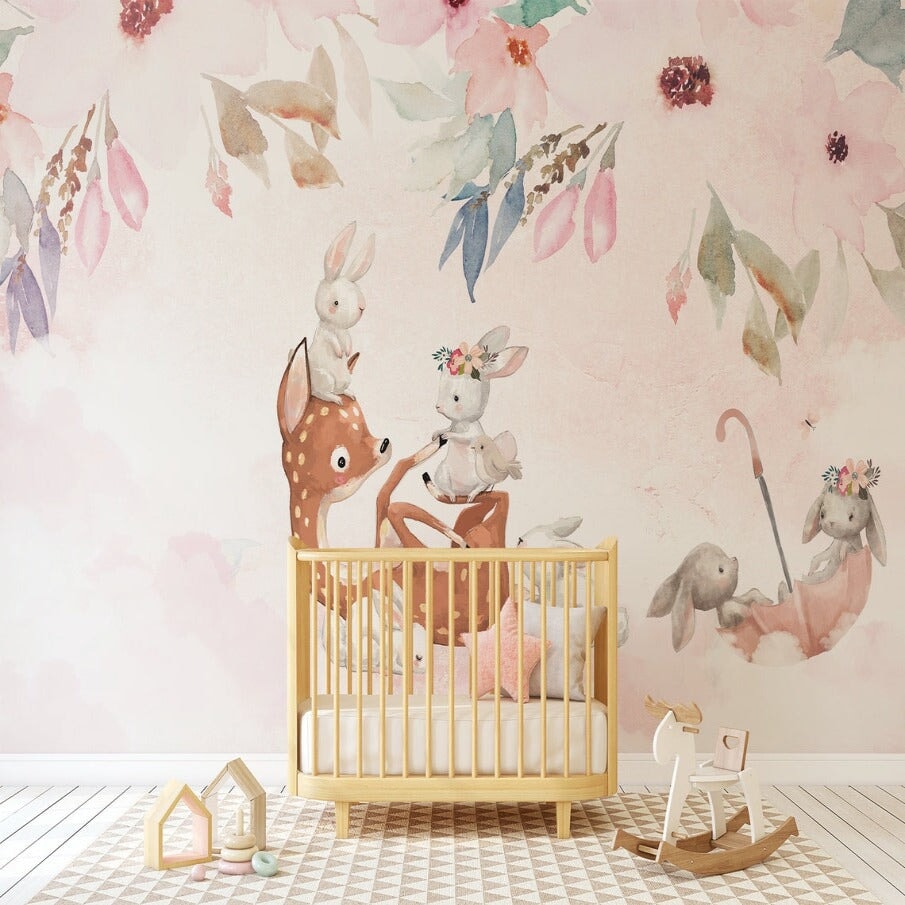 Chambre Bébé Fille Faon | Le Petit Intissé