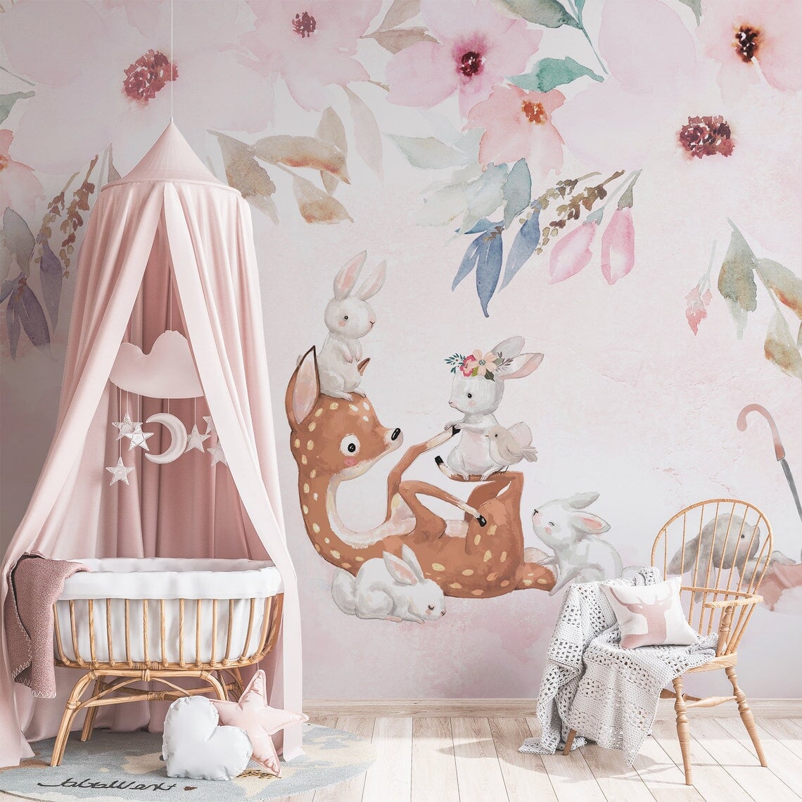 Chambre Bébé Fille Faon | Le Petit Intissé