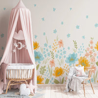 Thumbnail for Tapisserie Panoramique Fleurs | Le Petit Intissé