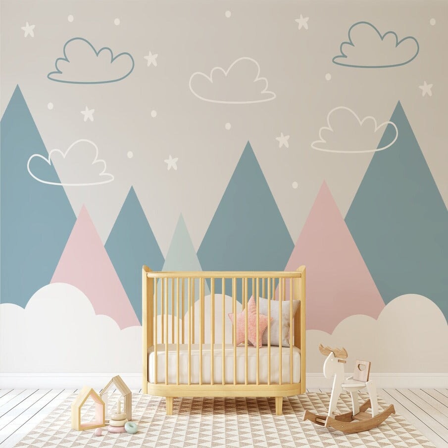 Paysage Montagne Papier Peint | Le Petit Intissé