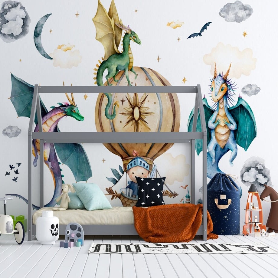 Papier Peint Panoramique Chevalier | Le Petit Intissé