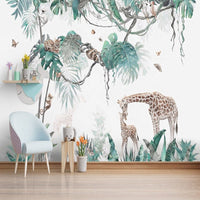 Thumbnail for Papier Peint Animaux <br/> Douceur dans la Jungle Tropicale