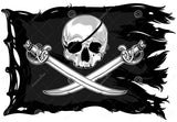 Papier Peint Jolly Roger Pirate | Le Petit Intissé