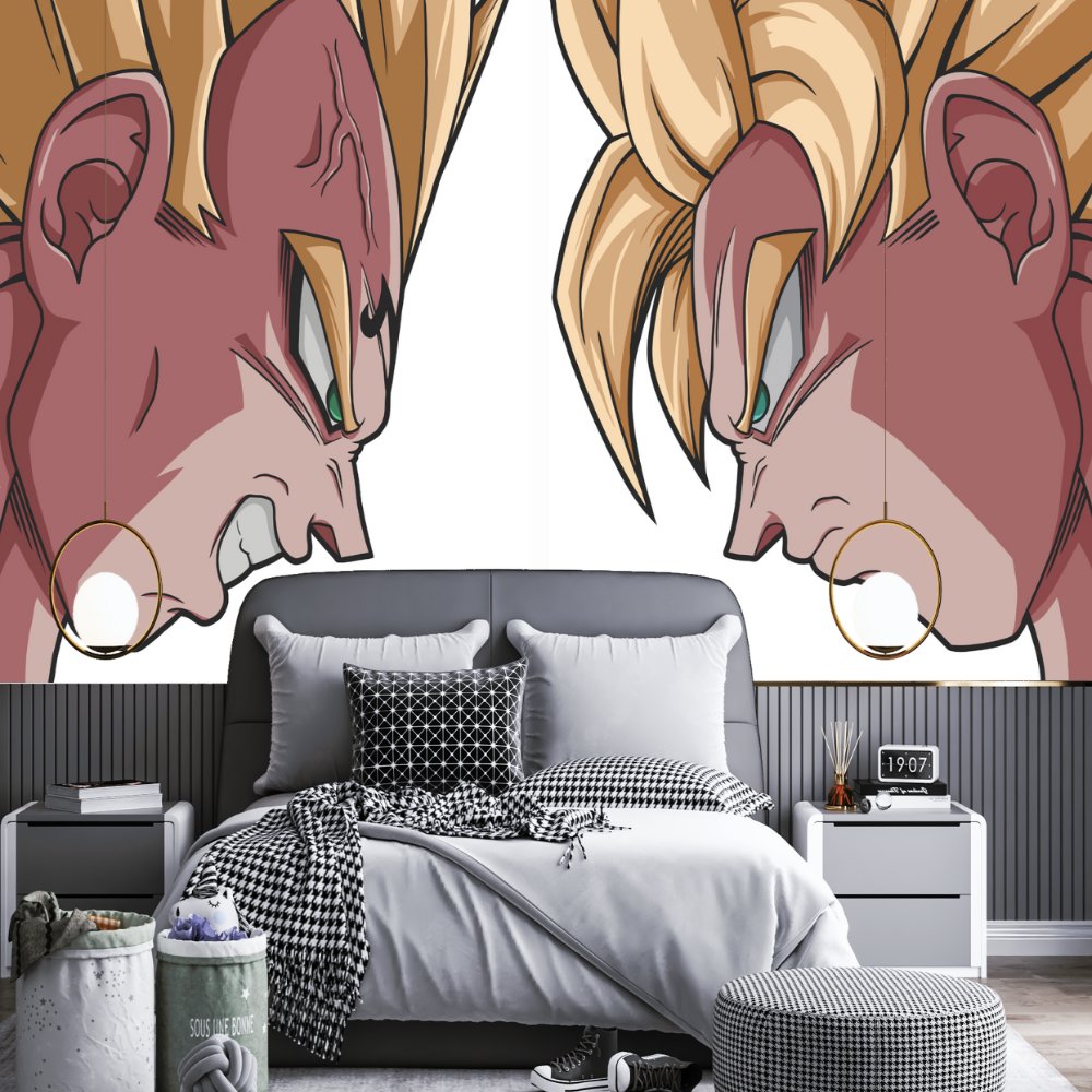 Papier Peint Japonais Manga <br/> Saïyens