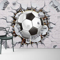 Thumbnail for Papier Peint Foot <br/> Ballon 3D effet Brique