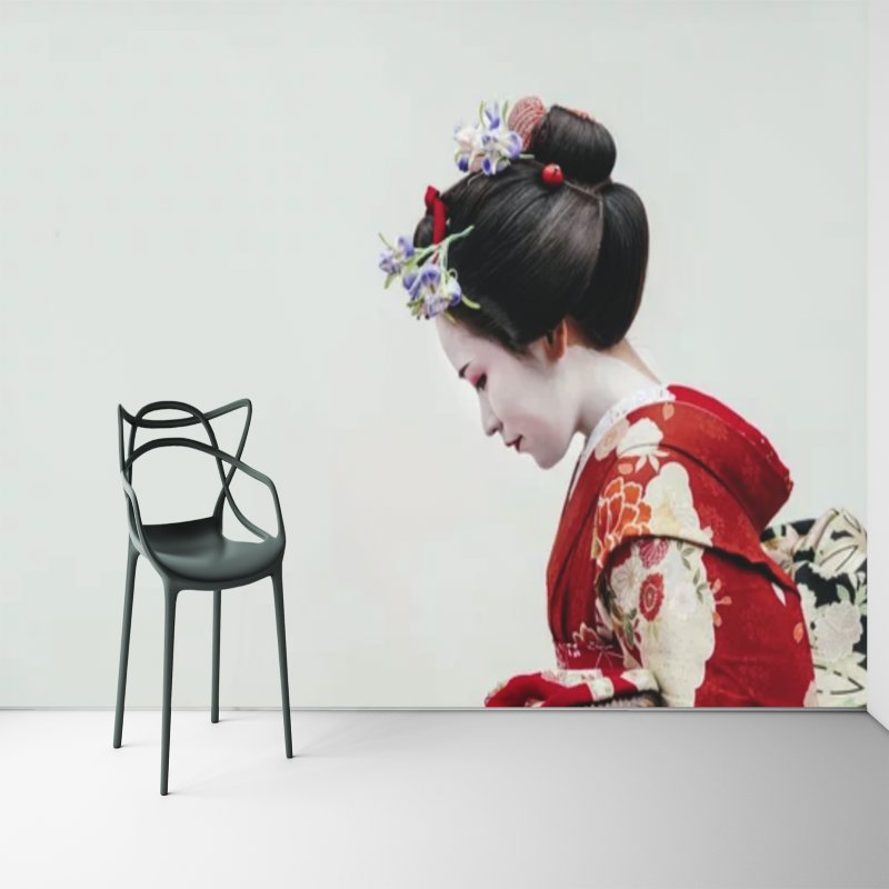 Papier Peint Japonais <br/> Geisha Vertueuse