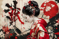 Thumbnail for Papier Peint Japonais Geisha | Le Petit Intissé