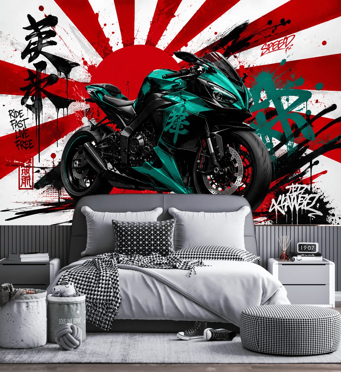 Chambre Moto Garçon | Le Petit Intissé