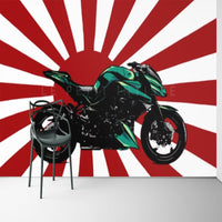 Thumbnail for Papier Peint Moto <br/> Soleil Levant