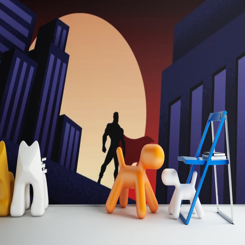 Papier Peint Super Héros <br/> L'Ombre du Justicier