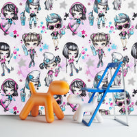 Thumbnail for Papier Peint Fille Classique <br/> Moderne Girly