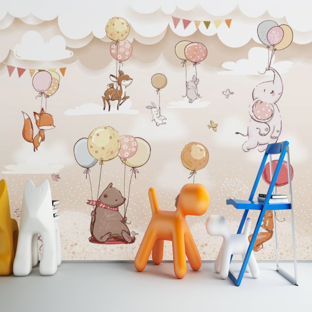 Papier Peint Animaux <br/> Hop on vole!