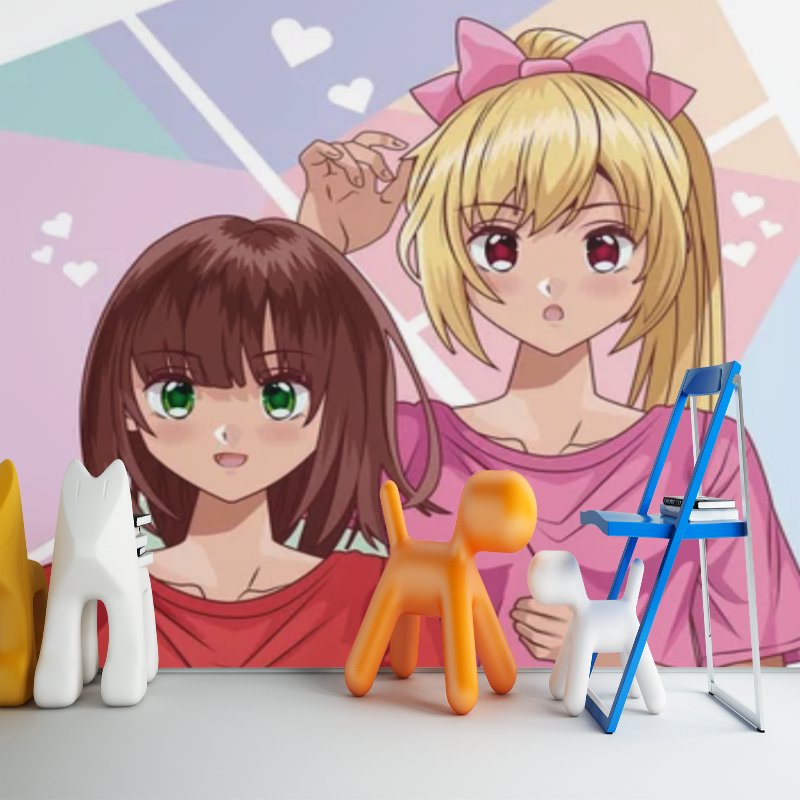 Papier Peint Japonais Manga <br/> Sisters