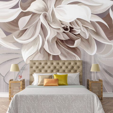 Papier Peint Grosse Fleur | Le Petit Intissé