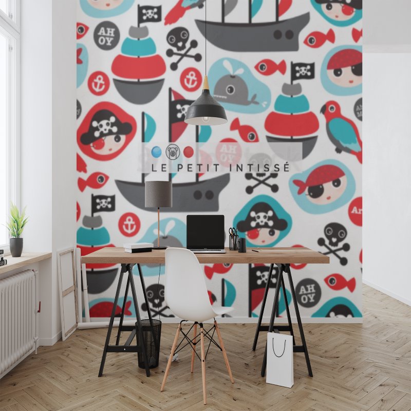 Papier Peint Pirate <br/> Jolis Motifs