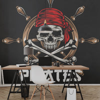 Thumbnail for Papier Peint Tête de Mort <br/> Pirate Commandor