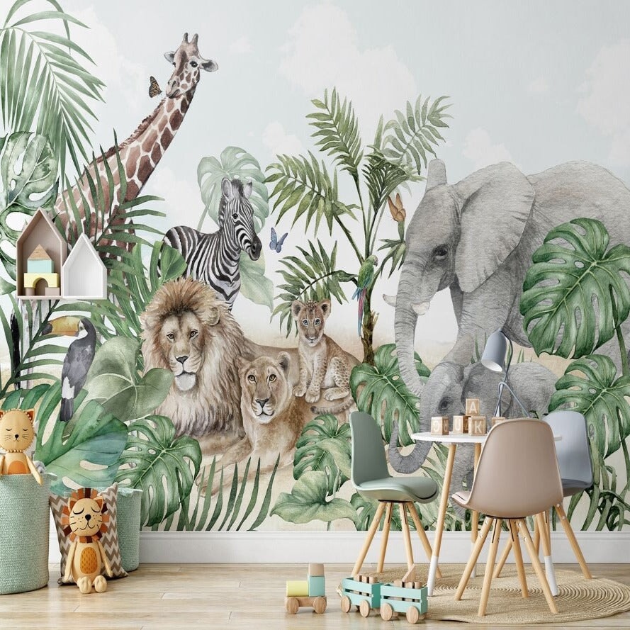 Décoration Chambre d'Enfant Thème Jungle | Le Petit Intissé