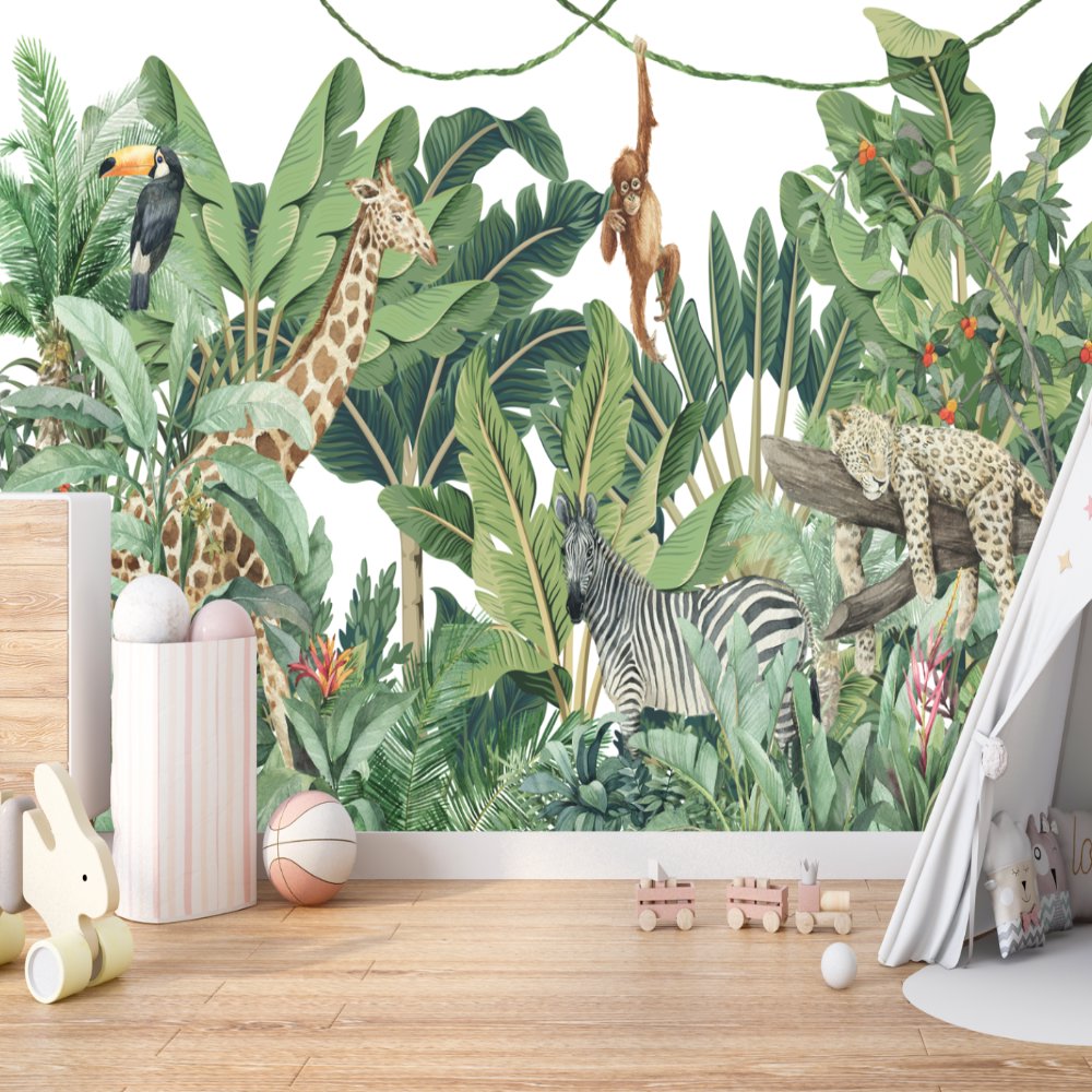 Papier Peint Animaux <br/>  Univers Jungle