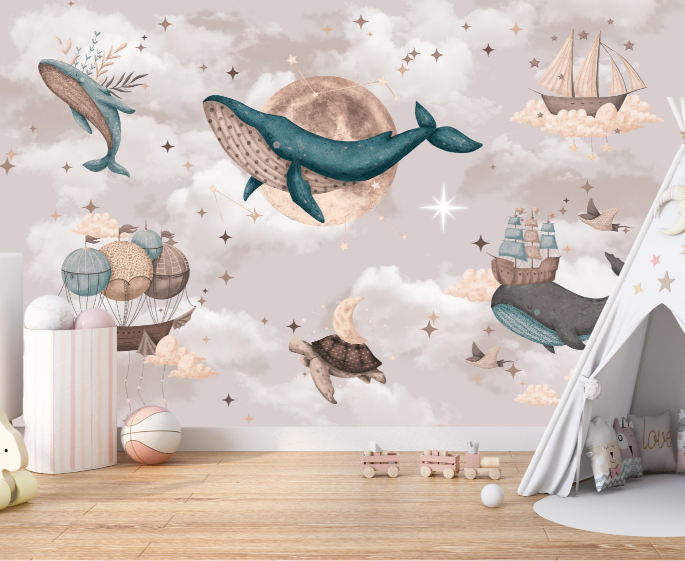 Papier Peint pour Chambre Enfant Fille | Le Petit Intissé