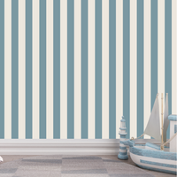 Thumbnail for Papier Peint Rayure Bleu | Le Petit Intissé