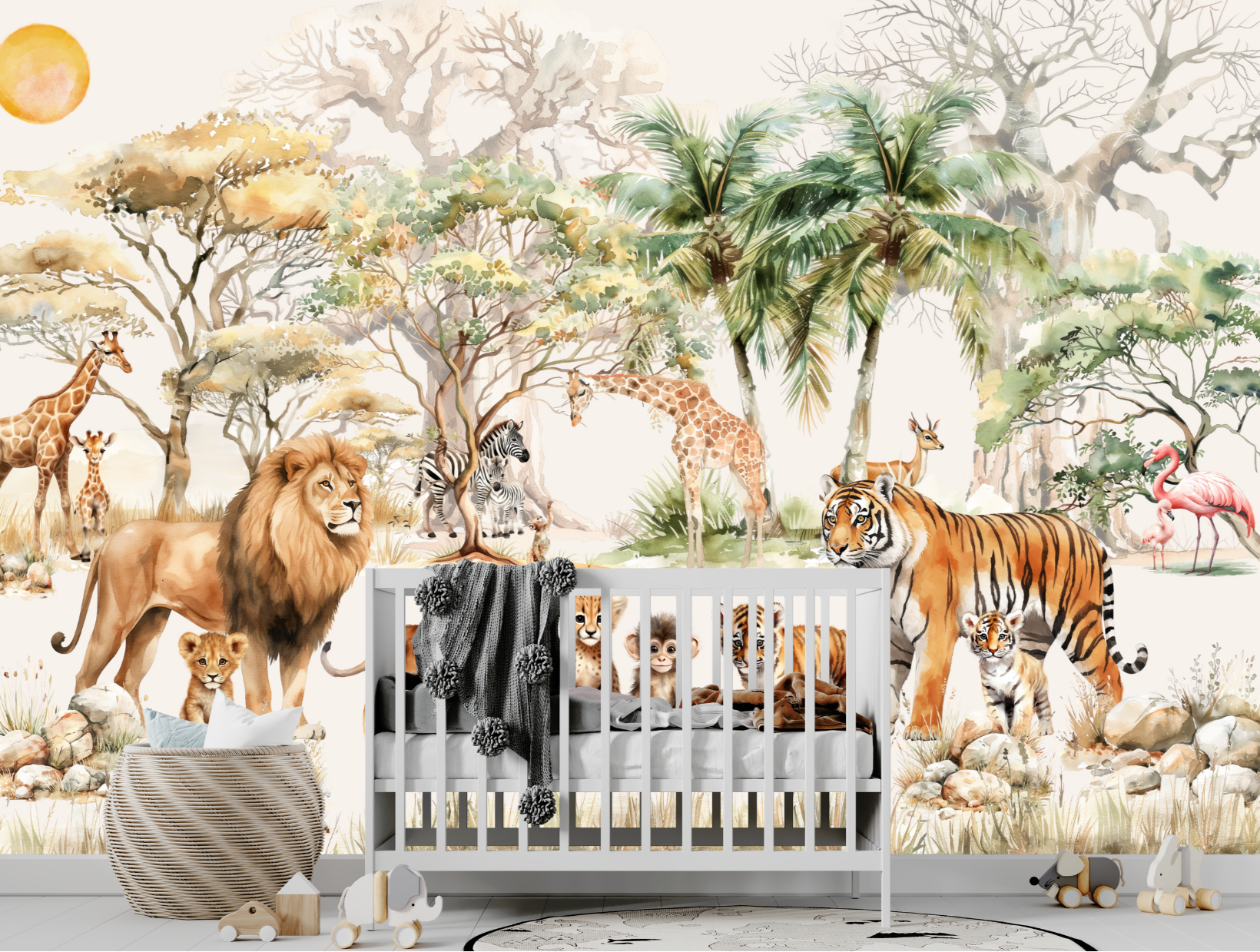 Papier Peint Animaux Safari | Le Petit Intissé