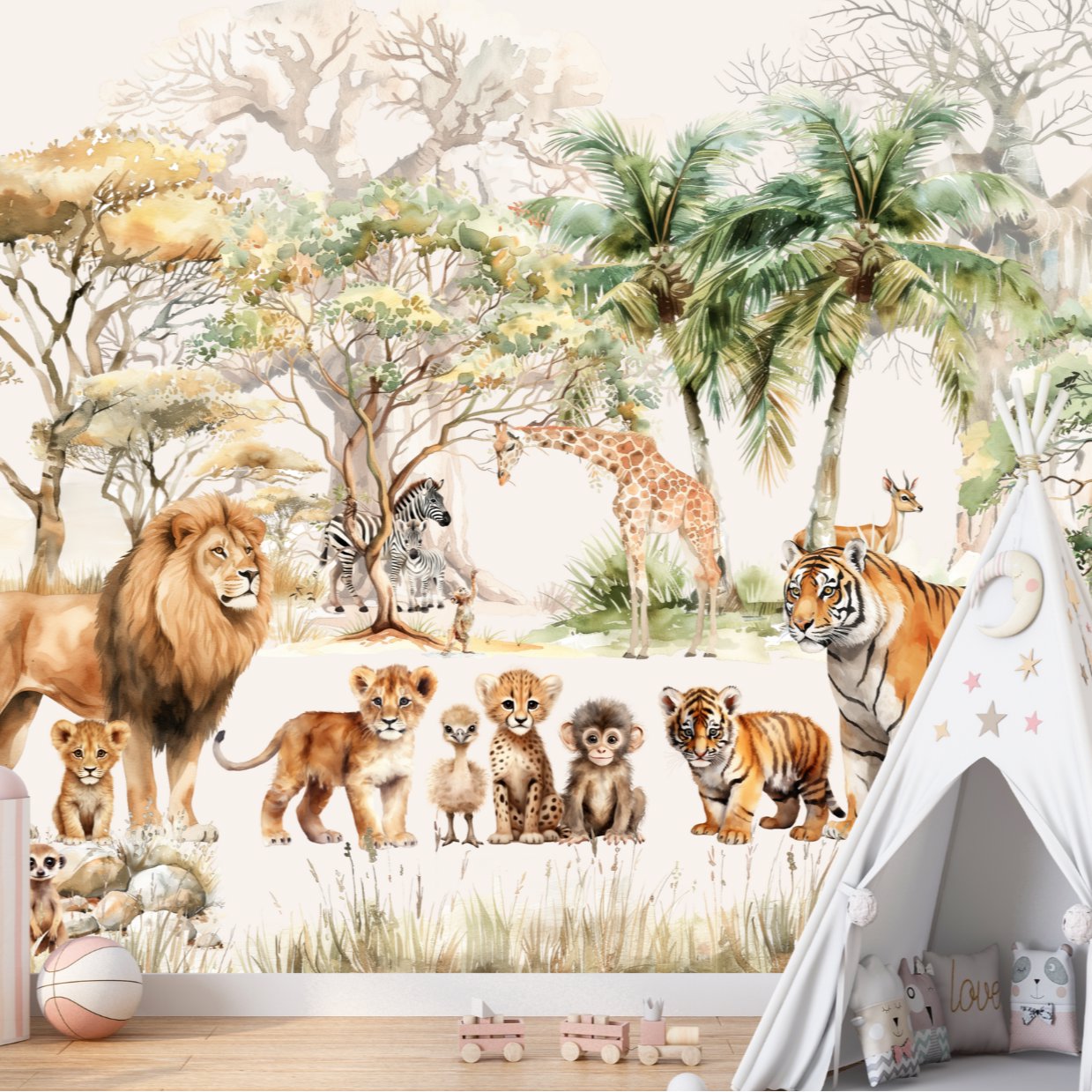 Papier Peint Animaux  <br/> Royal Safari