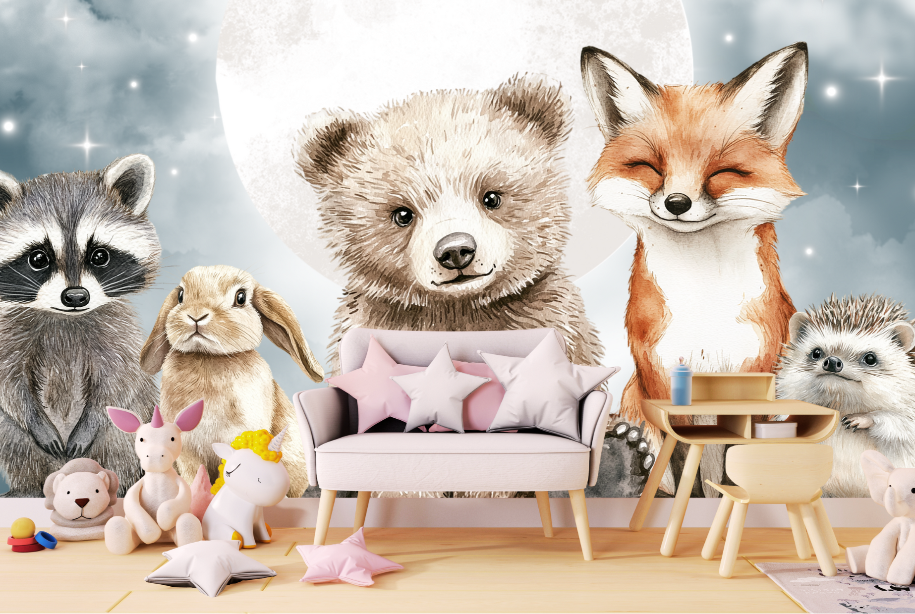 Papier Peint Petit Animaux | Le Petit Intissé