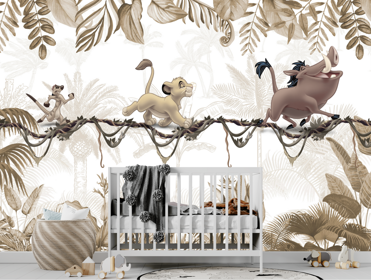 Papier Panoramique Roi Lion | Le Petit Intissé