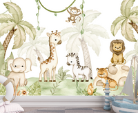Thumbnail for Papier Peint Animaux Jungle Enfant | Le Petit Intissé