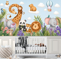 Thumbnail for Tapisserie Animaux Chambre Enfant | Le Petit Intissé