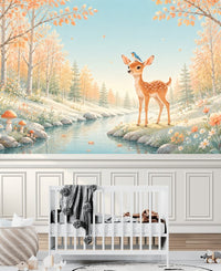 Thumbnail for Tapisserie Biche Forêt | Le Petit Intissé