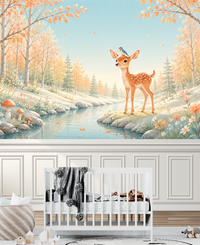 Thumbnail for Tapisserie Biche Forêt | Le Petit Intissé
