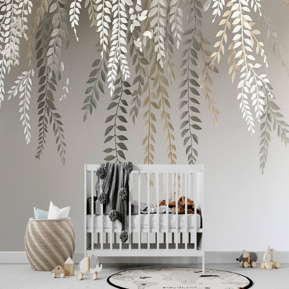 Papier Peint Feuille Tombante | Le Petit Intissé