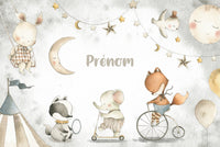 Thumbnail for Papier Peint avec Prénom <br/> Cirque et Copains