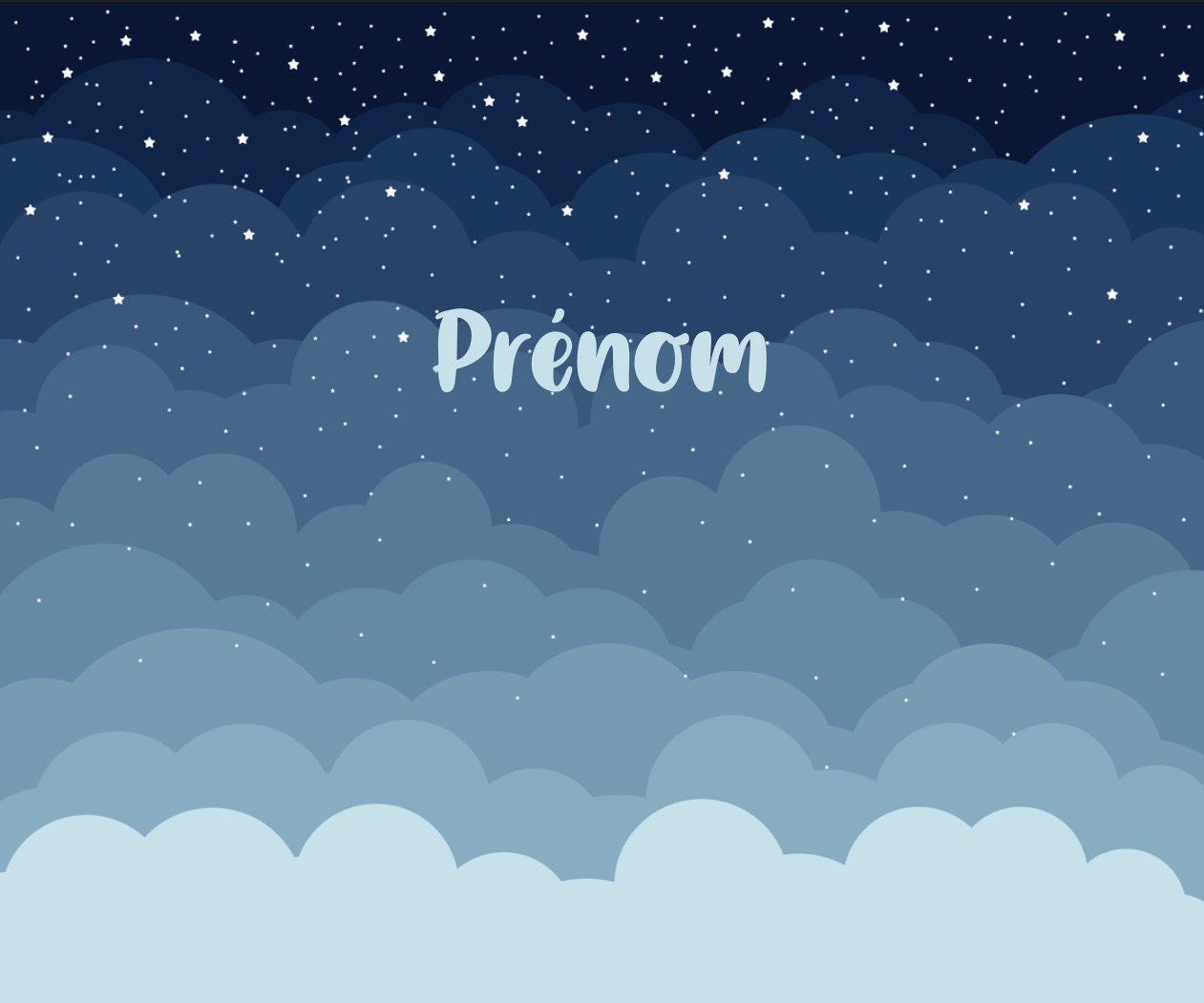 Prénom Mur Chambre Enfant | Le Petit Intissé