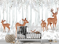 Thumbnail for Papier Peint Enfant Cerf | Le Petit Intissé