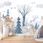 Décoration chambre enfant animaux forêt | Le Petit Intissé