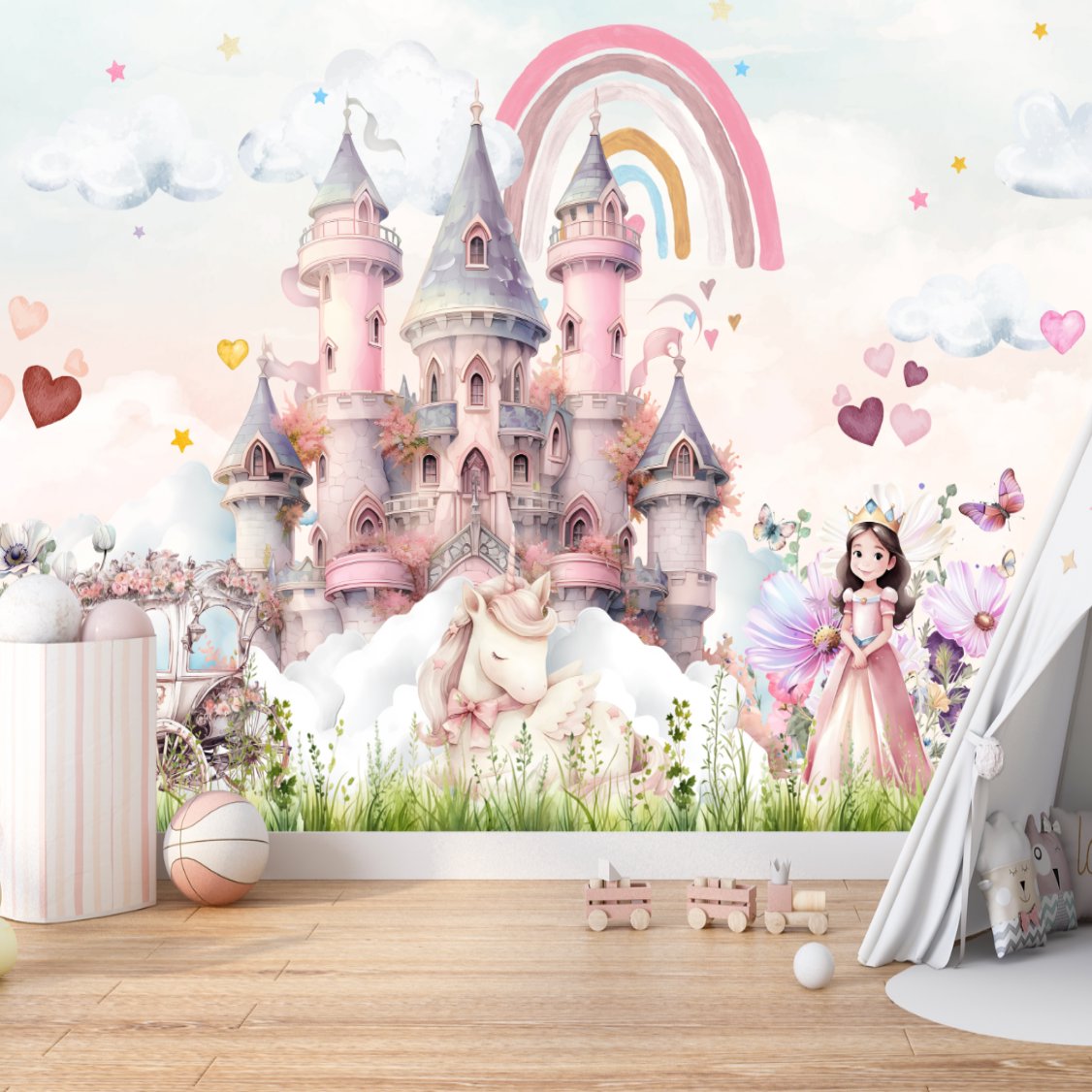 Papier Peint Princesse <br/> Univers Magique